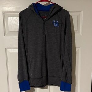 Kentucky Wildcats Colosseum Charcoal Jacket with Royal Blue Details